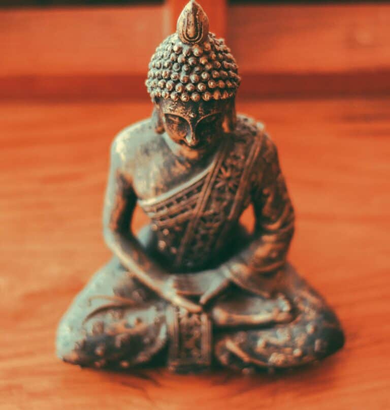 Statue of Buddha meditating